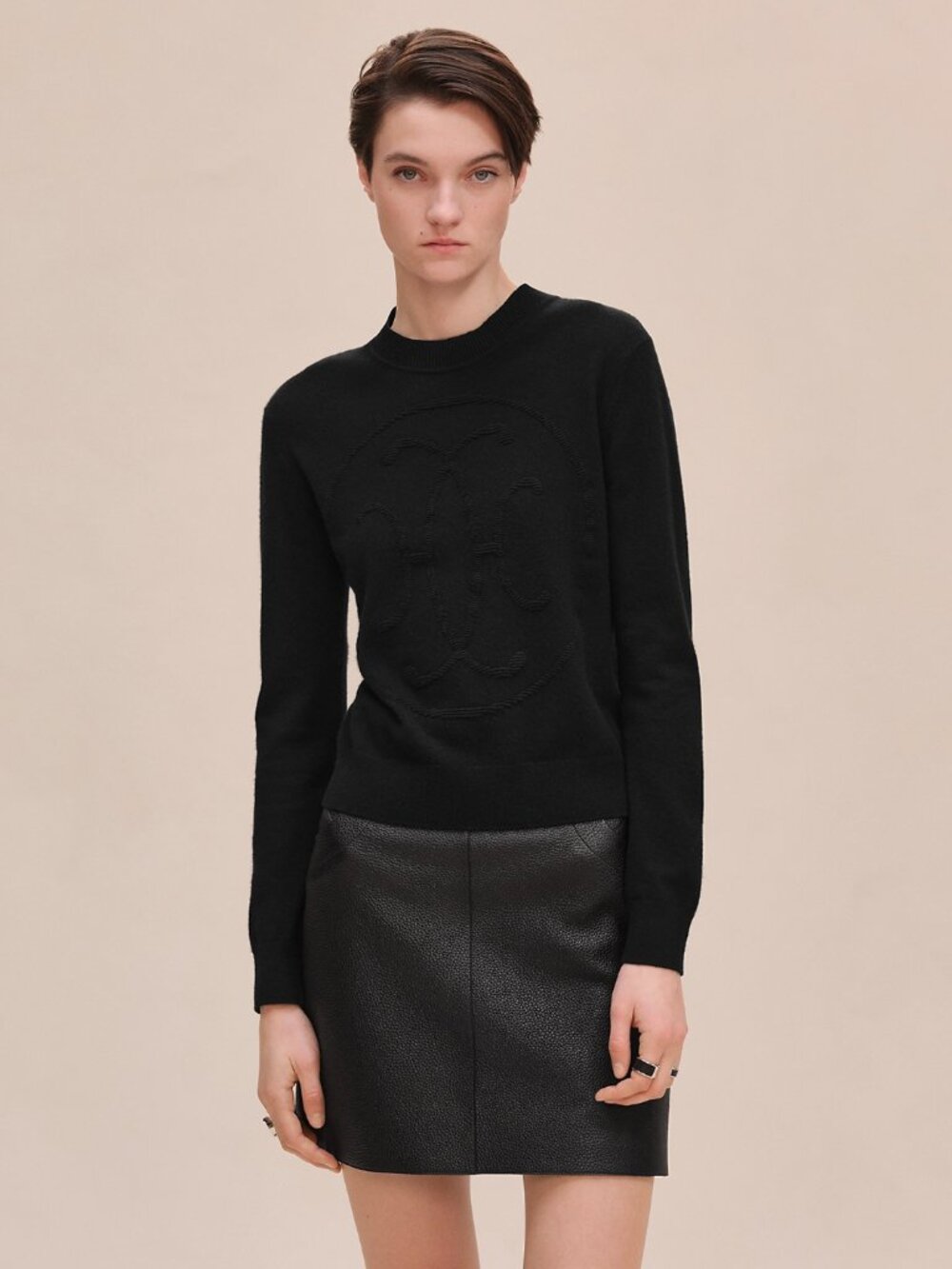 Hermes "H-Lift" Sweater in Black, fits size Small